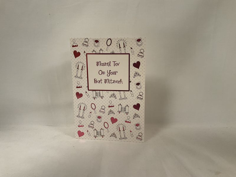 Mazel Tov on your Bat Mitzvah Card
