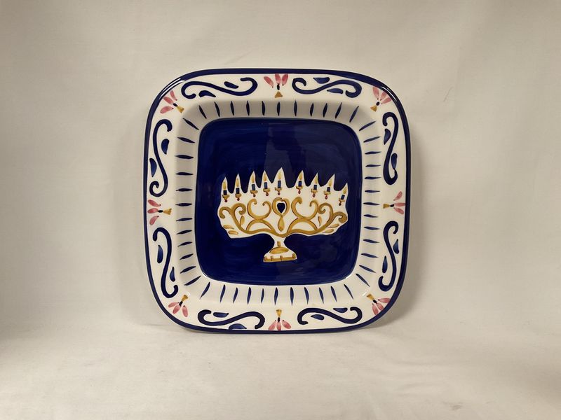 Ceramic Menorah Bowl