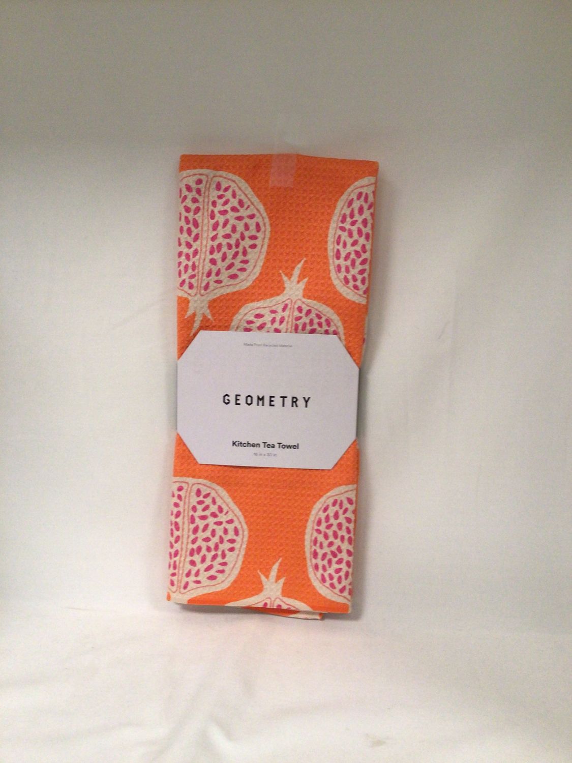 Geometry Pomegranate Tea towel