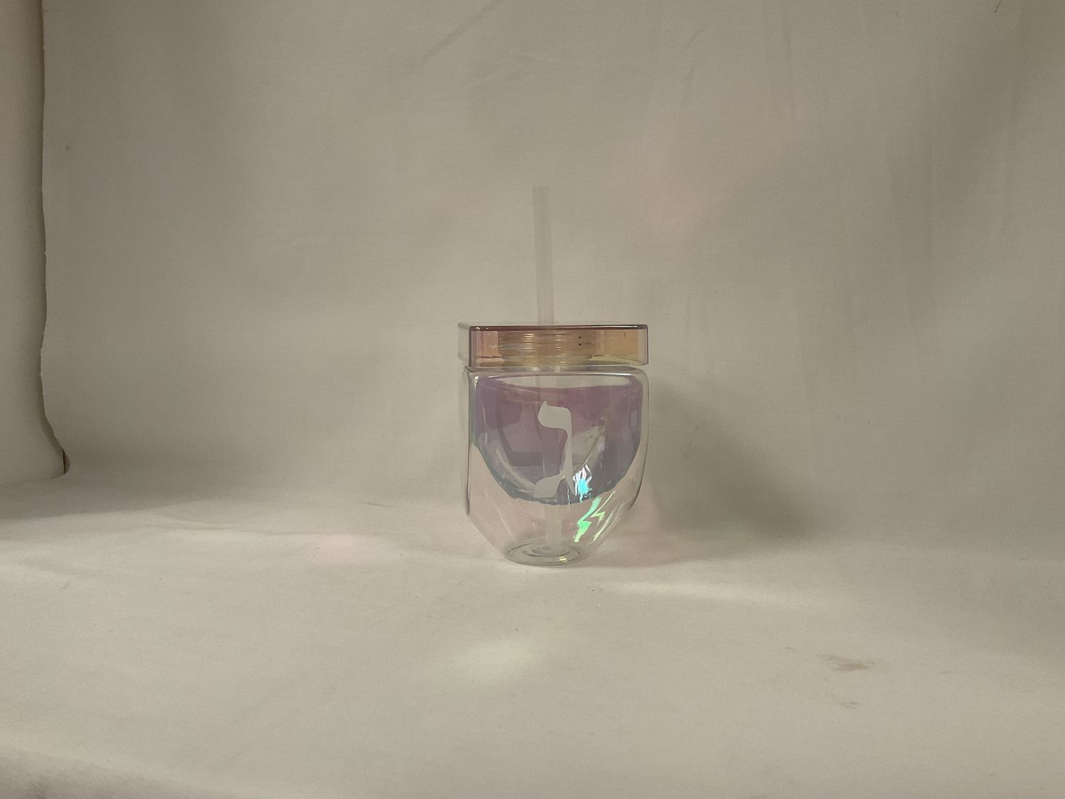 Dreidel Tumbler with Straw