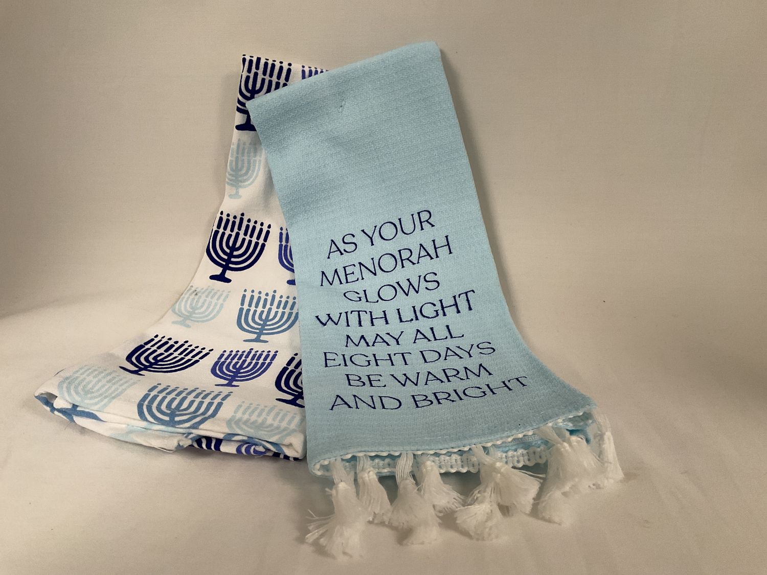 Set of Two As Your Menorah Glows Dish Towels