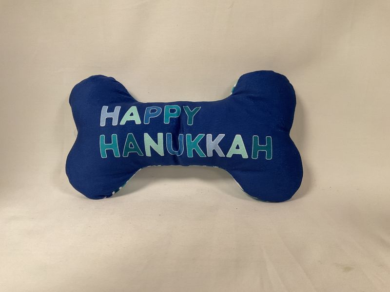 Fetch and Cuddle Hanukkah Stuffed Dog Toy