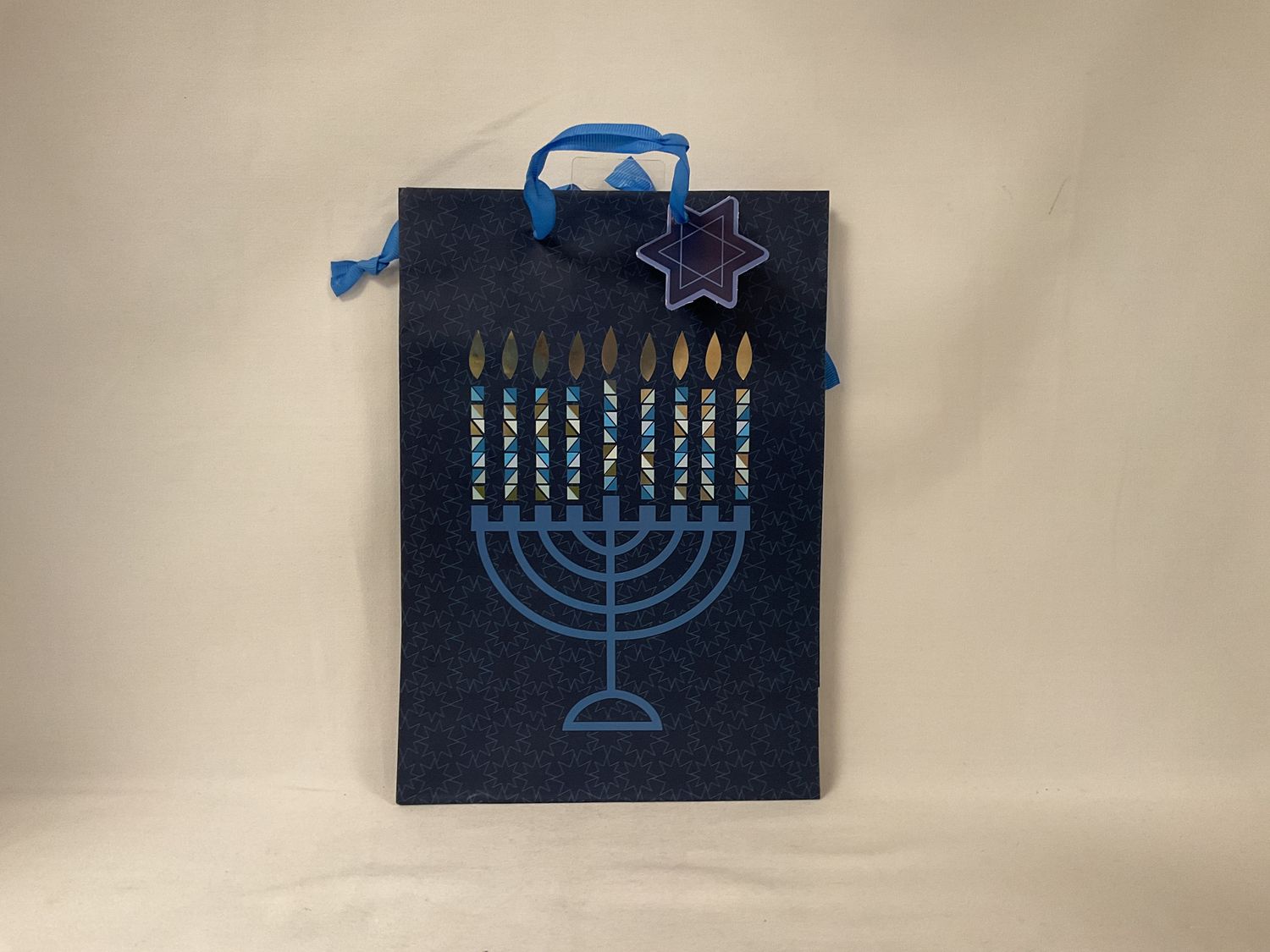 Hanukkah Menorah Gift Bag