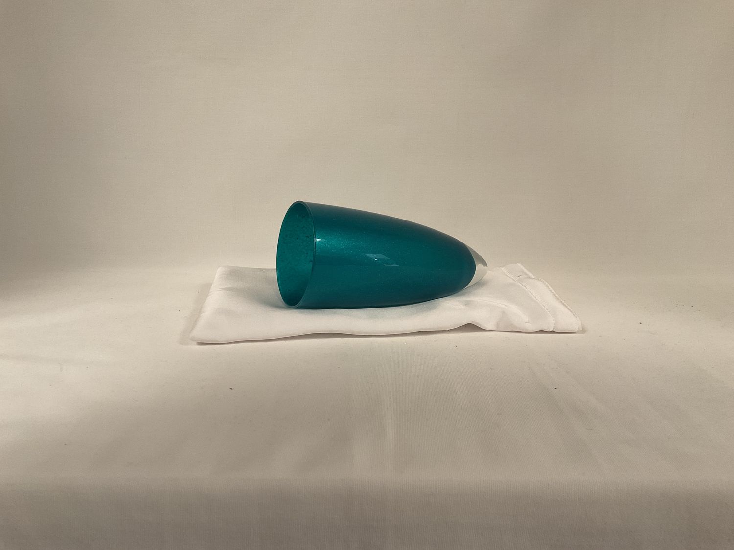Green Wedding Breaking Glass in Handmade Silk Padded Bag