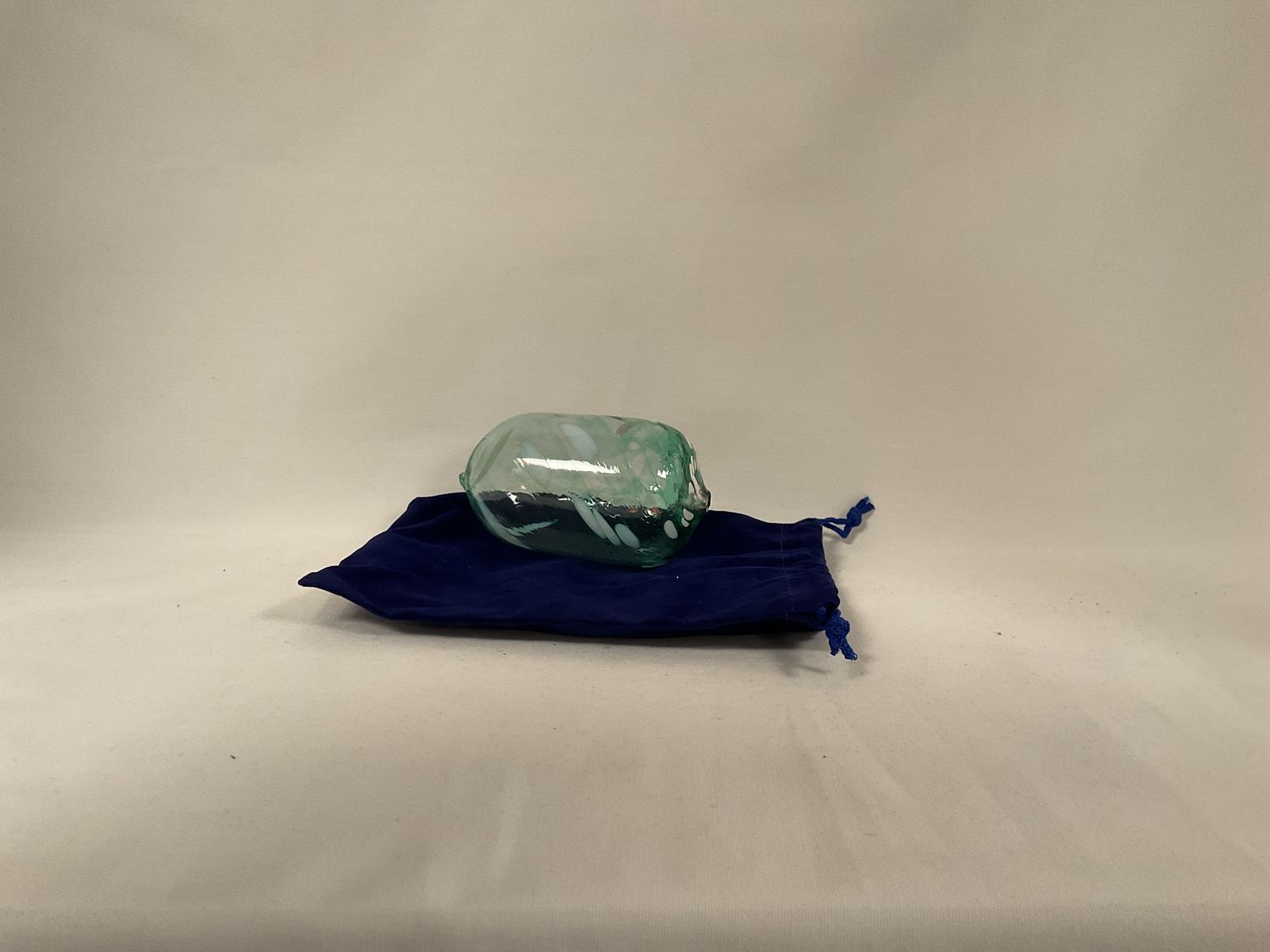 Emerald Wedding Breaking Glass in Velvet Bag