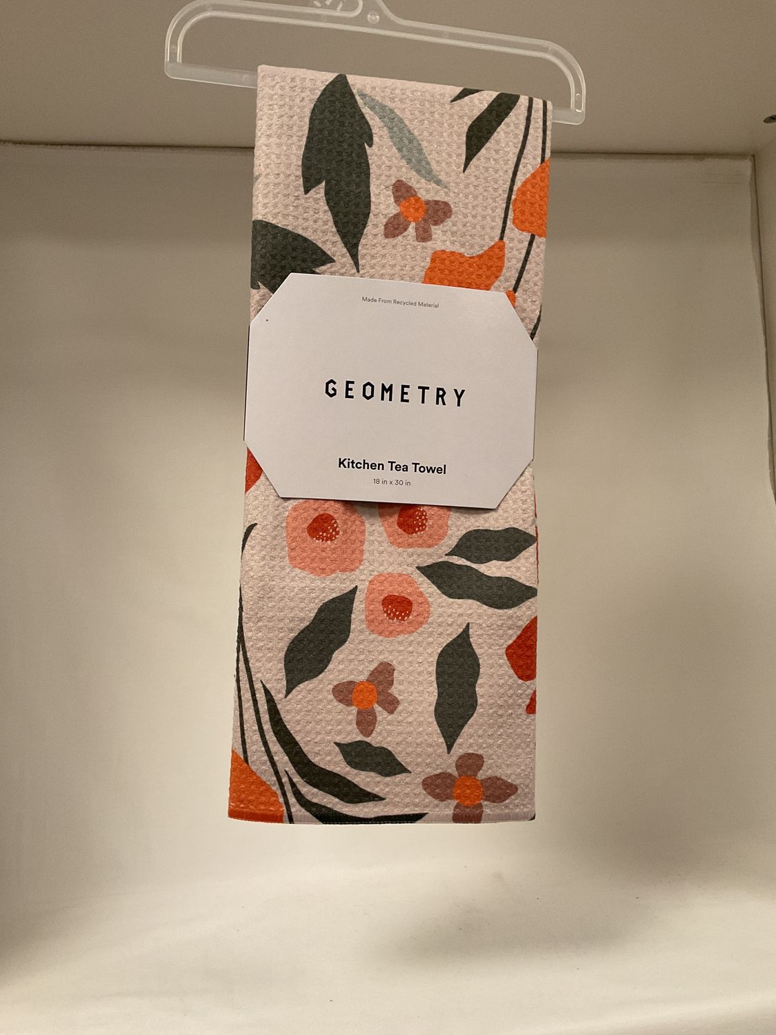 Geometry Fallowers Tea Towel