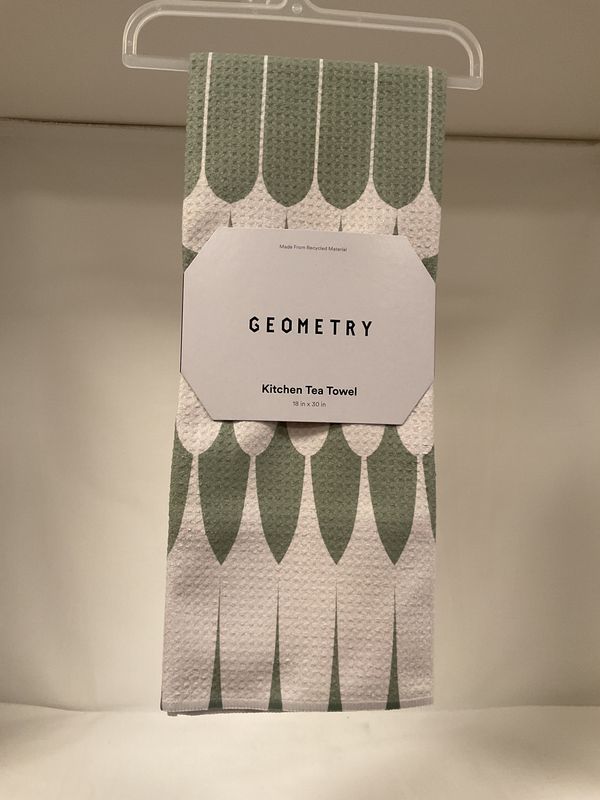 Geometry Salle Verte Tea Towel