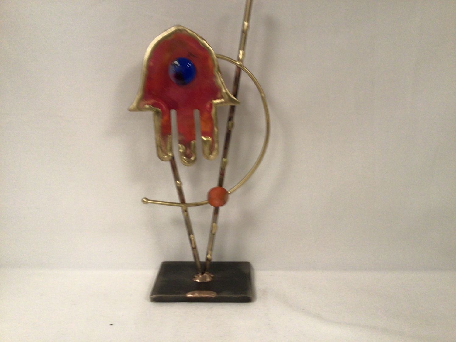 Laser Hamsa Sculpture on Stand
