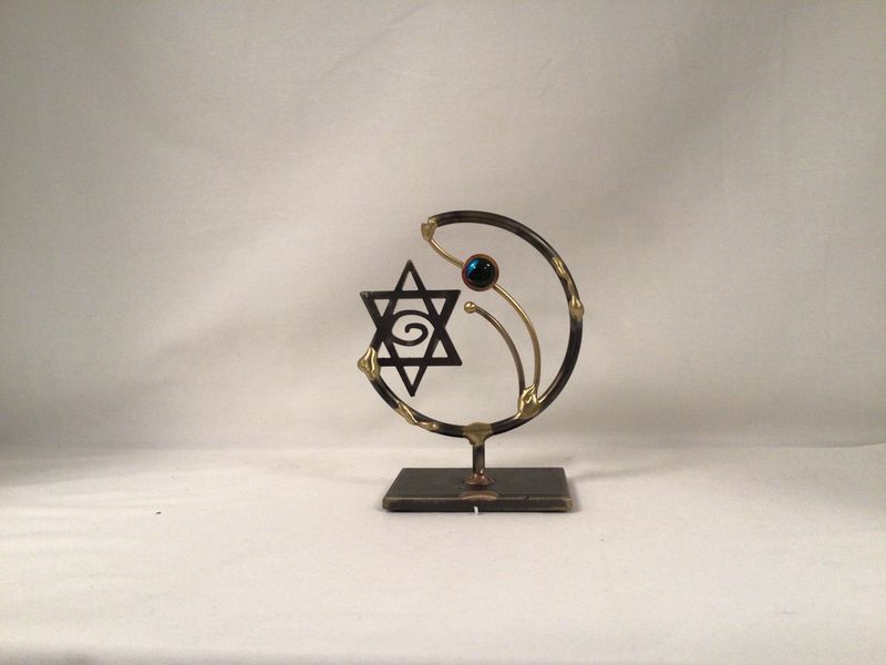 Laser Star Sculpture