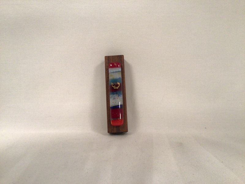 Red Wood Colors of Your Life Mezuzah Red Wood Colors of Your Life Mezuzah
