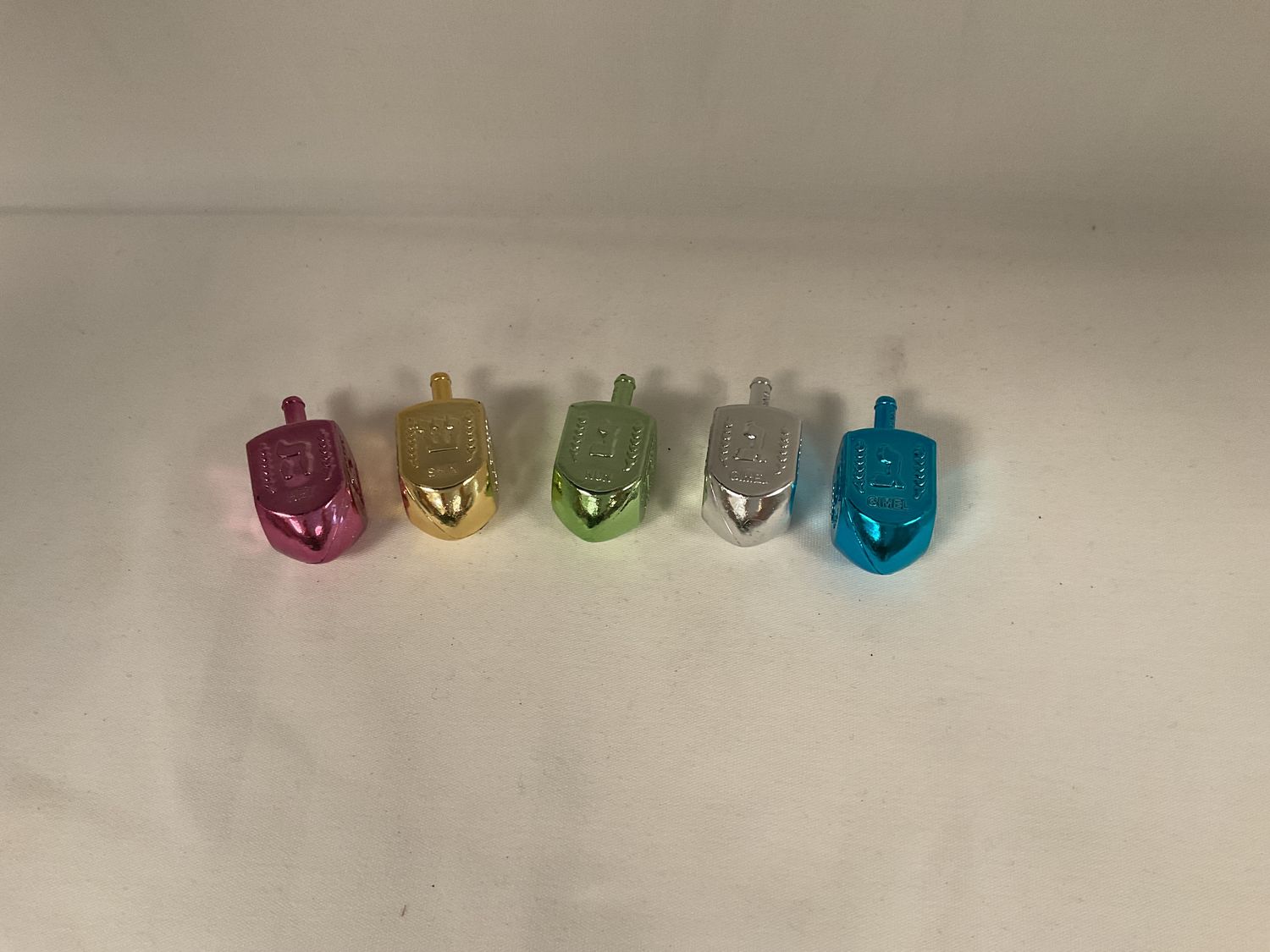 Multi-Colored Metallic Dreidel