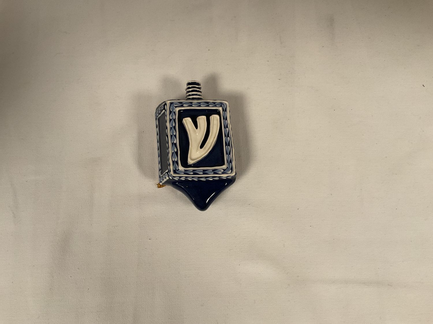 Hand Painted Ceramic Dreidel