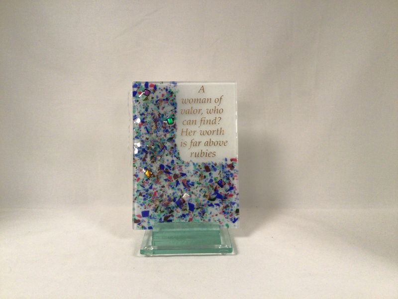 Woman of Valor Glass Stand