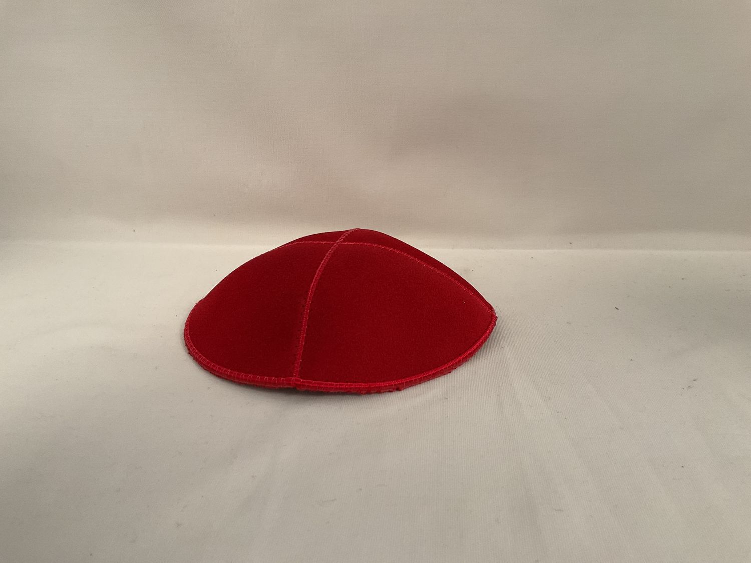 Red Suede Kippah