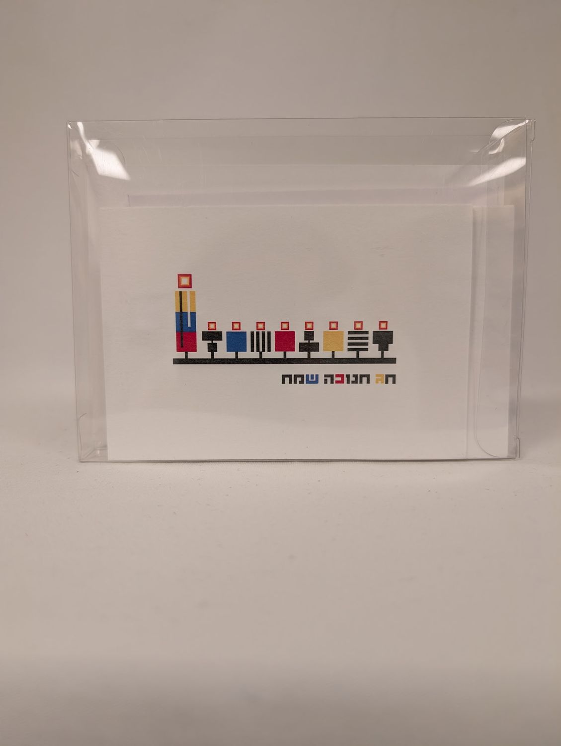 Package of 8 Contemporary Happy Hanukkah Cards