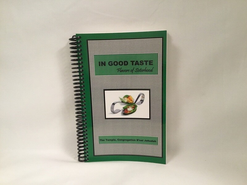 "In Good Taste - Flavors of Sisterhood" Cookbook