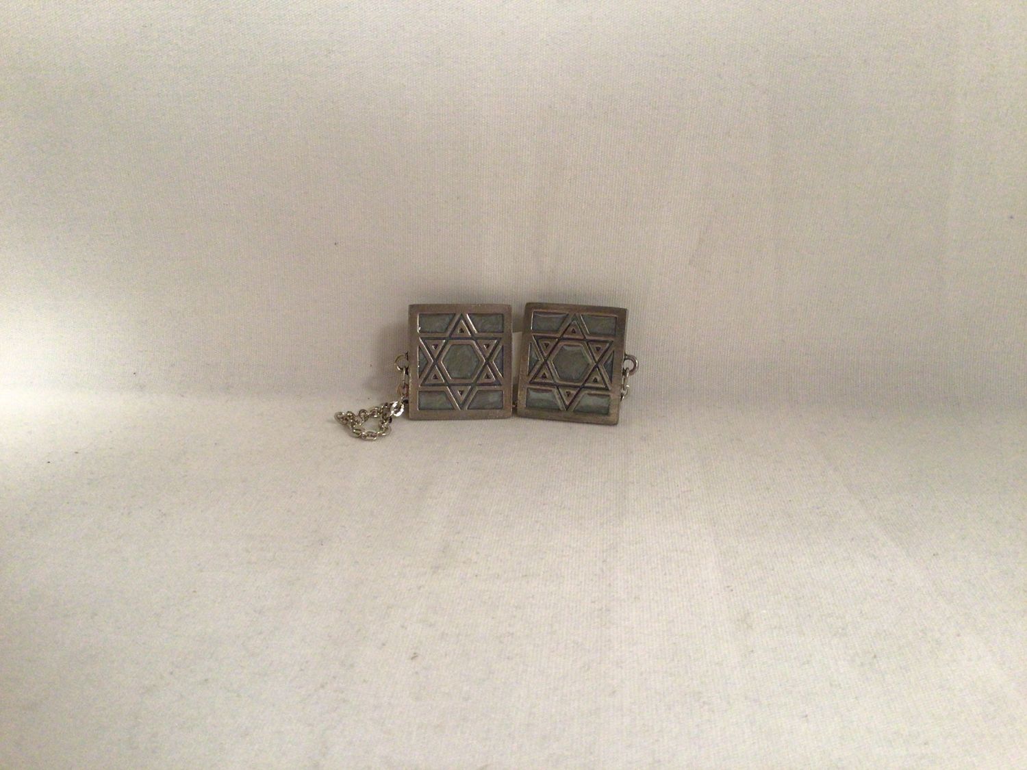 Pewter Star of David Tallit Clip