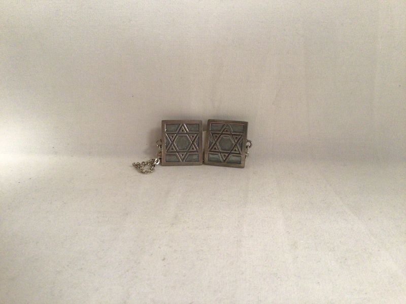 Pewter Star of David Tallit Clip Pewter Star of David Tallit Clip
