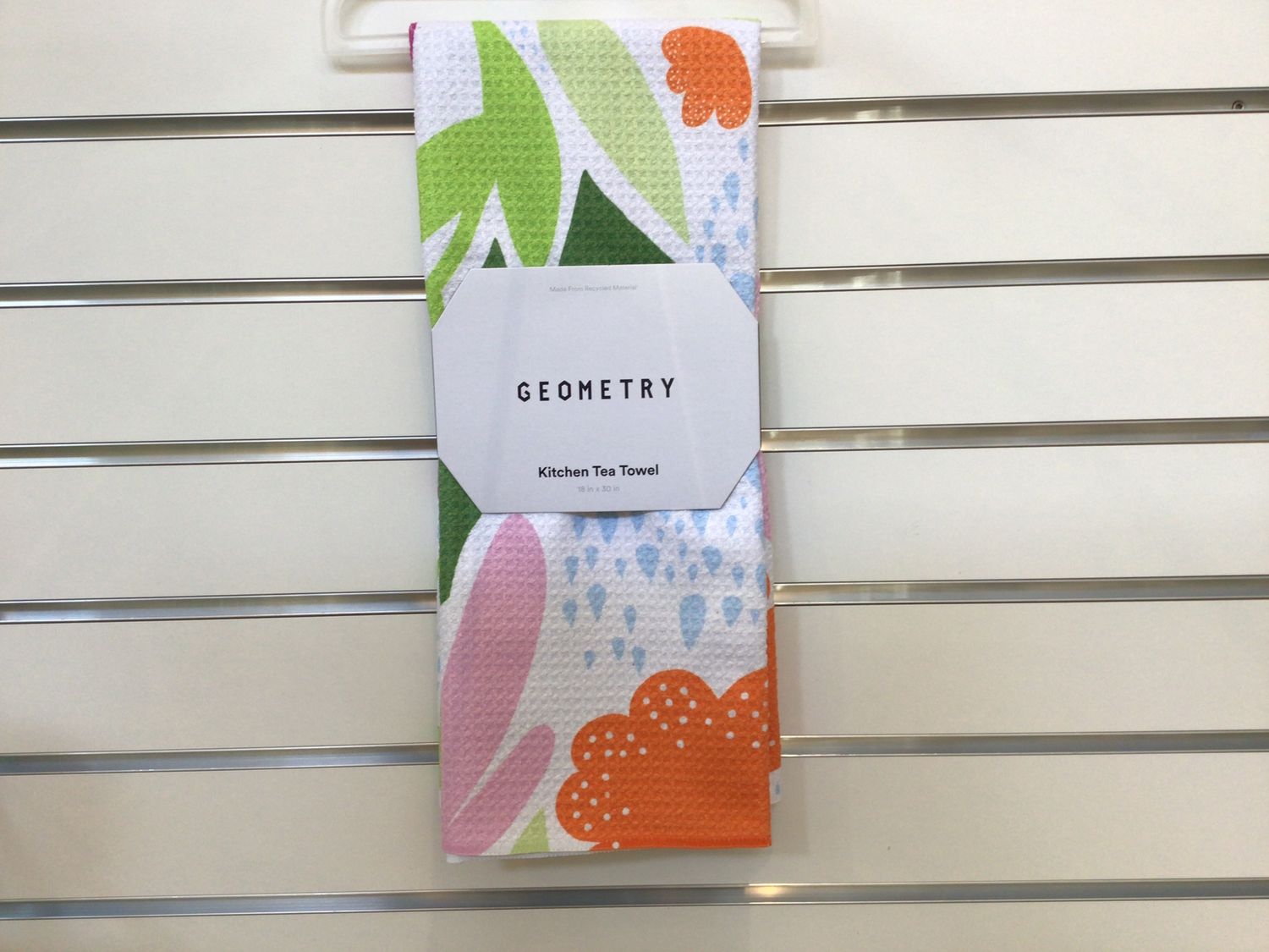 Geometry Paper Fields Tea Towel