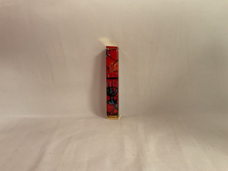 Hadarya Red Chagall Mezuzah Hadarya Red Chagall Mezuzah