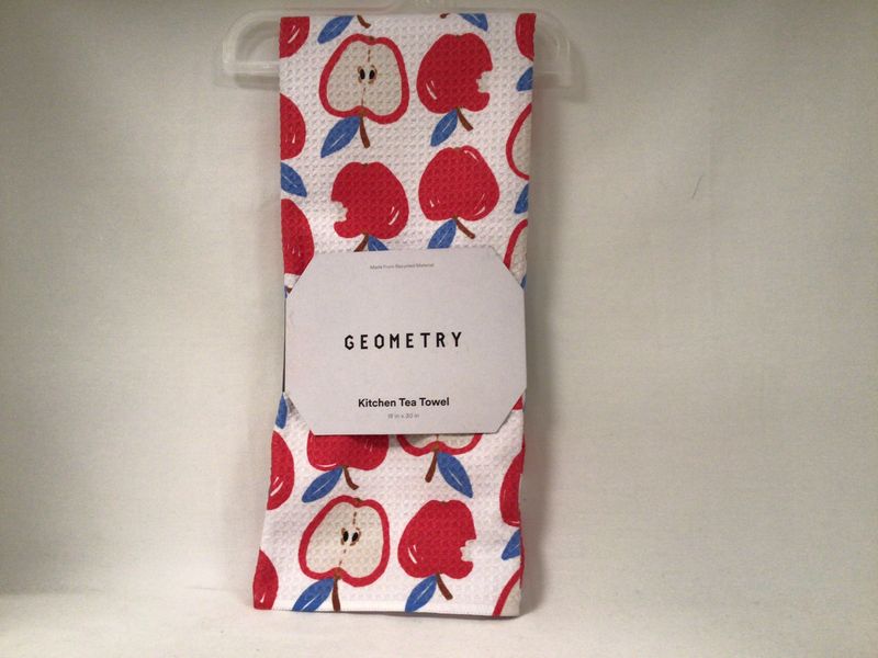 Geometry Apple a Day Tea Towel Geometry Apple a Day Tea Towel