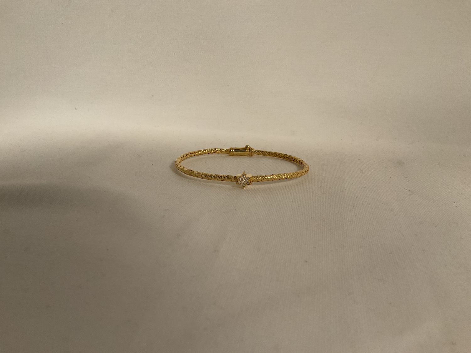 Star of David Bangle Bracelet- gold
