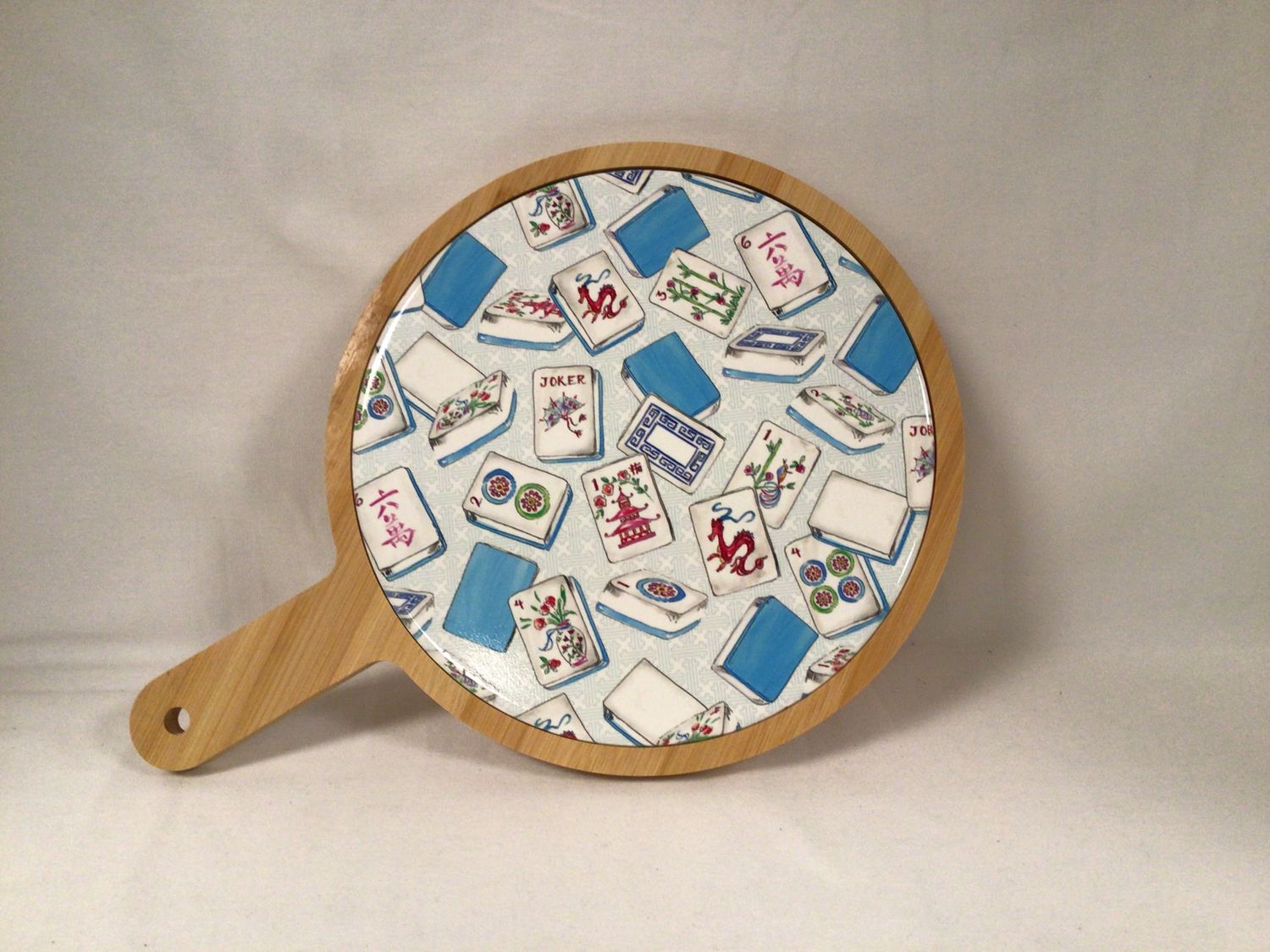  Mah Jongg Cheese Board