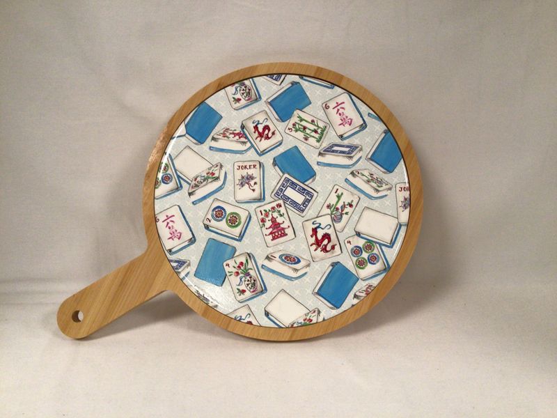  Mah Jongg Cheese Board
