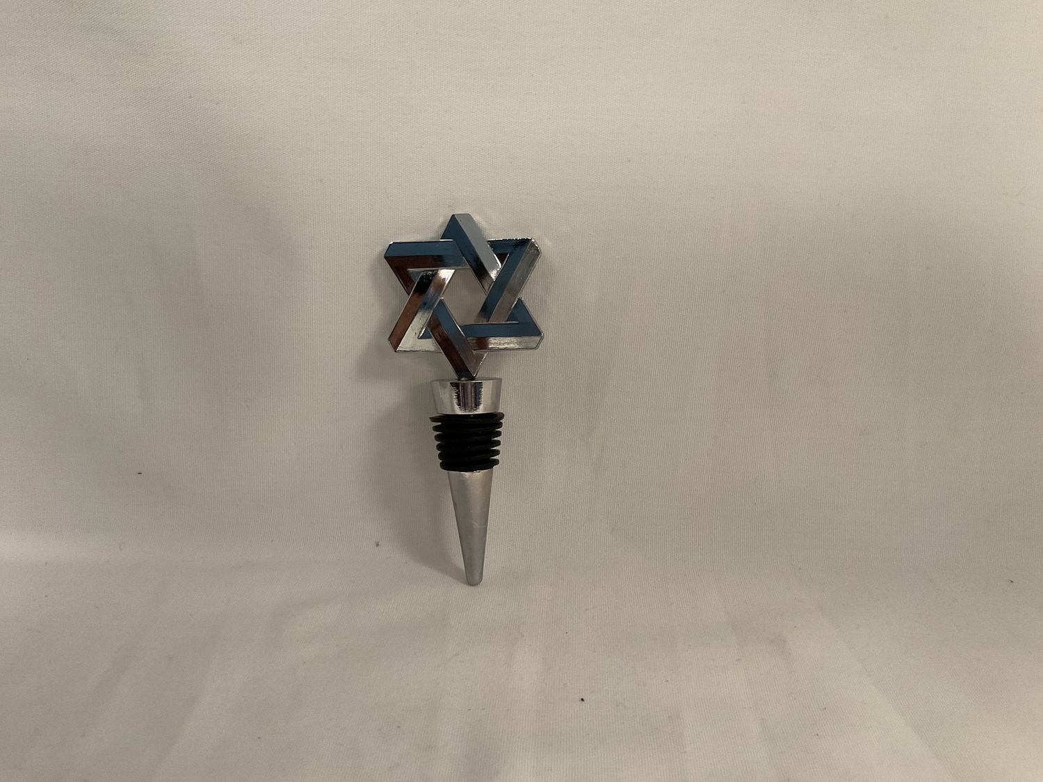 Nickel Star of David Wine Stopper Nickel Star of David Wine Stopper