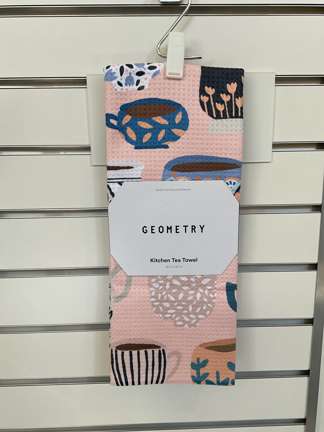 Geometry Les Tasses Tea Towel