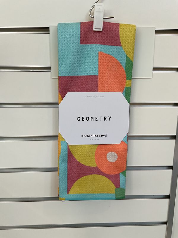 Geometry Floral Tea Towel Geometry Floral Tea Towel