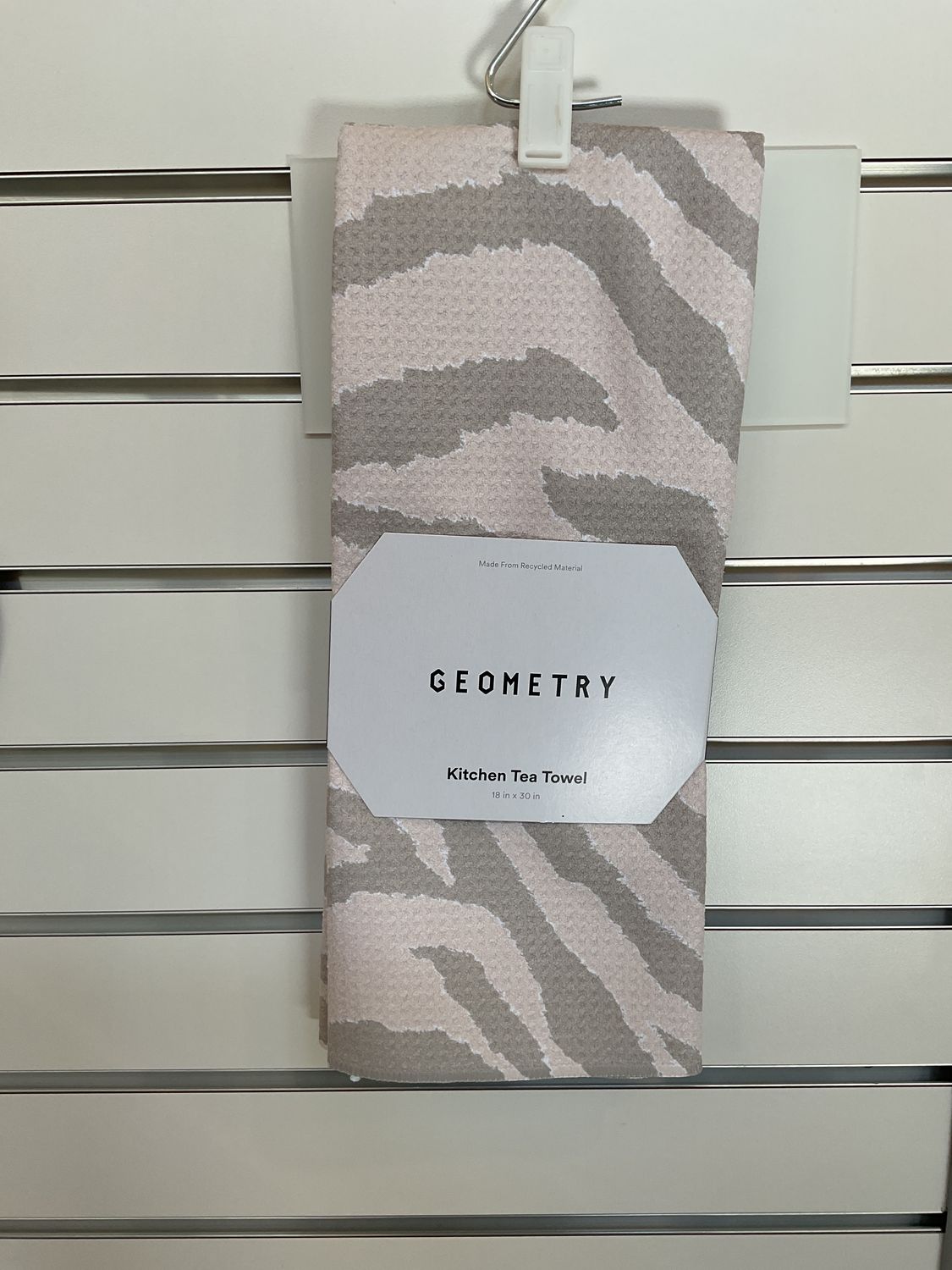 Geometry Zira Gray Tea Towel