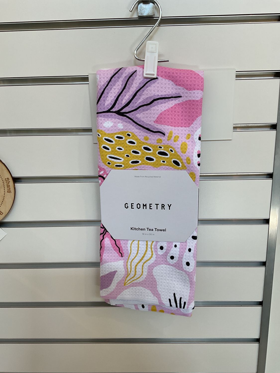 Geometry Island Time Tea Towel