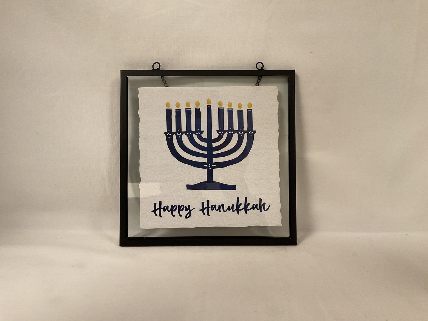 Happy Hanukkah  Table or Wall Art