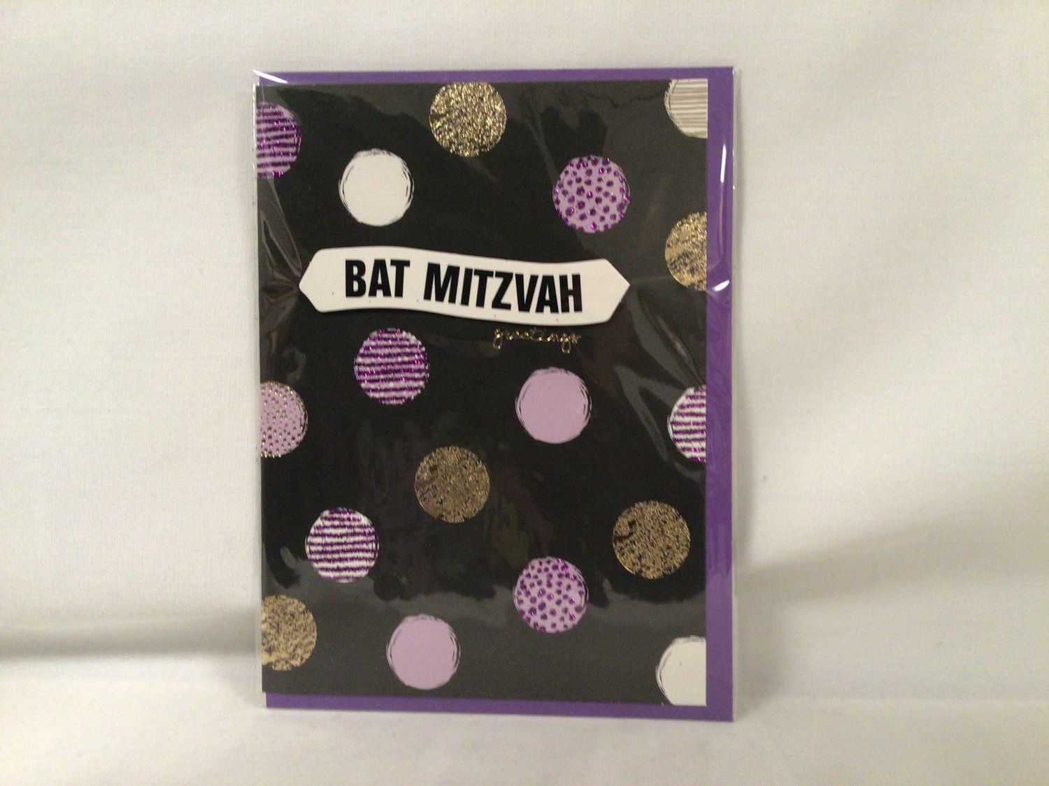 Bat Mitzvah Greetings Card