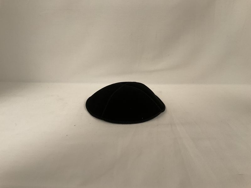 Black Suede Kippah