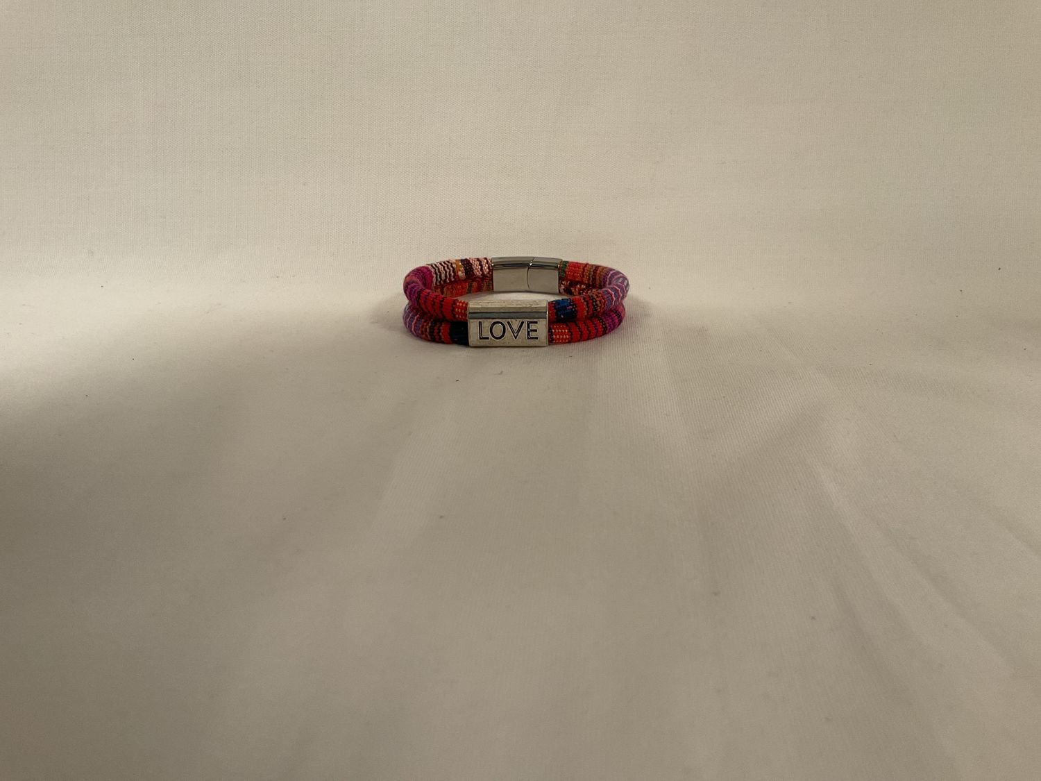 LOVE Affirmation Cotton Cord Bracelet-Tutti Frutti LOVE Affirmation Cotton Cord Bracelet-Tutti Frutti