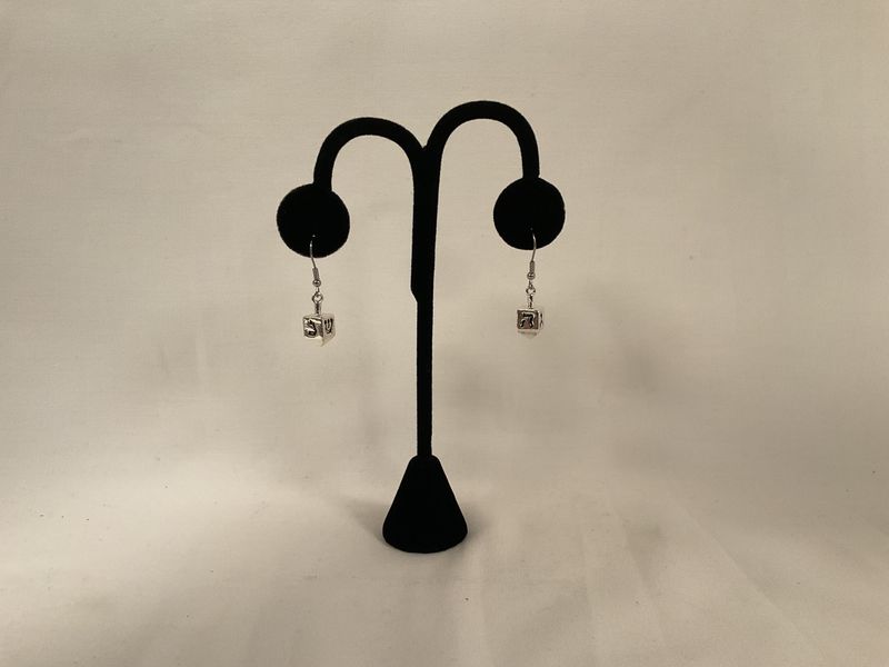 Handmade Dreidel Earrings Handmade Dreidel Earrings