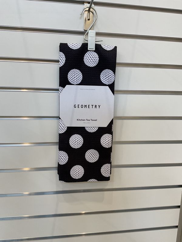 Geometry Hole In One Tea Towel Geometry Hole In One Tea Towel