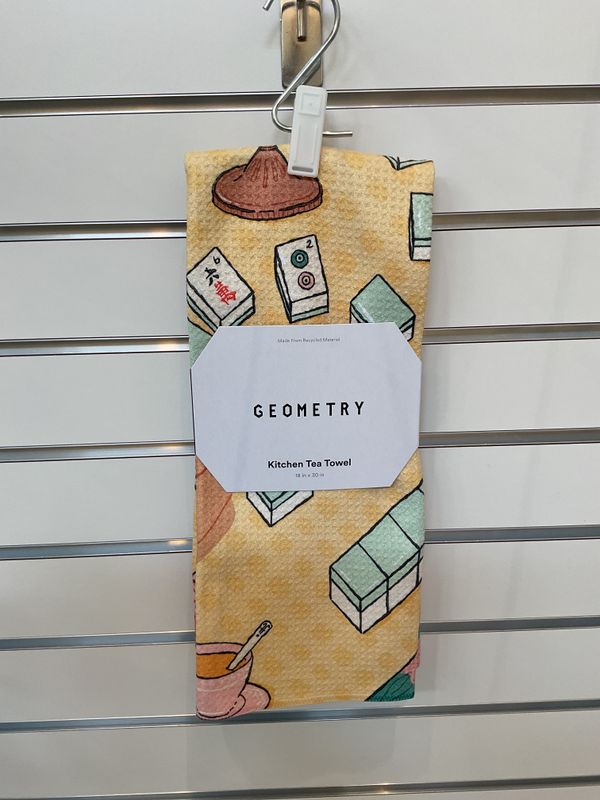 Geometry Lucky Hand Tea Towel Geometry Lucky Hand Tea Towel