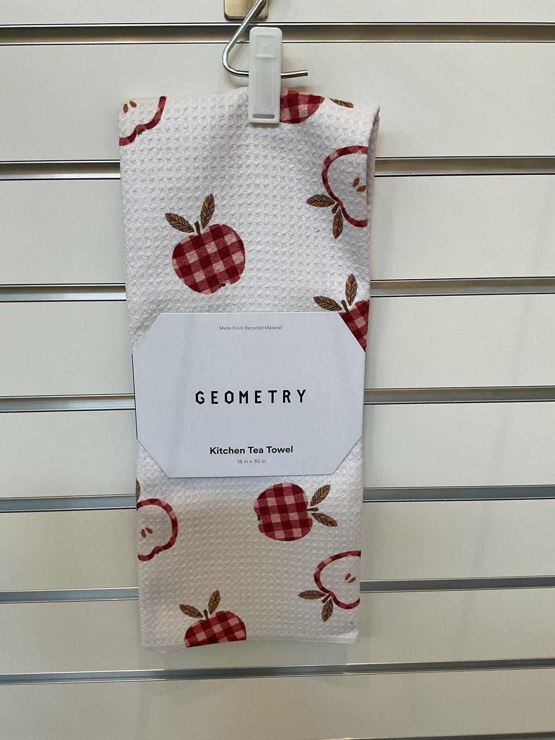 Geometry Gingham Apples Tea Towel Geometry Gingham Apples Tea Towel