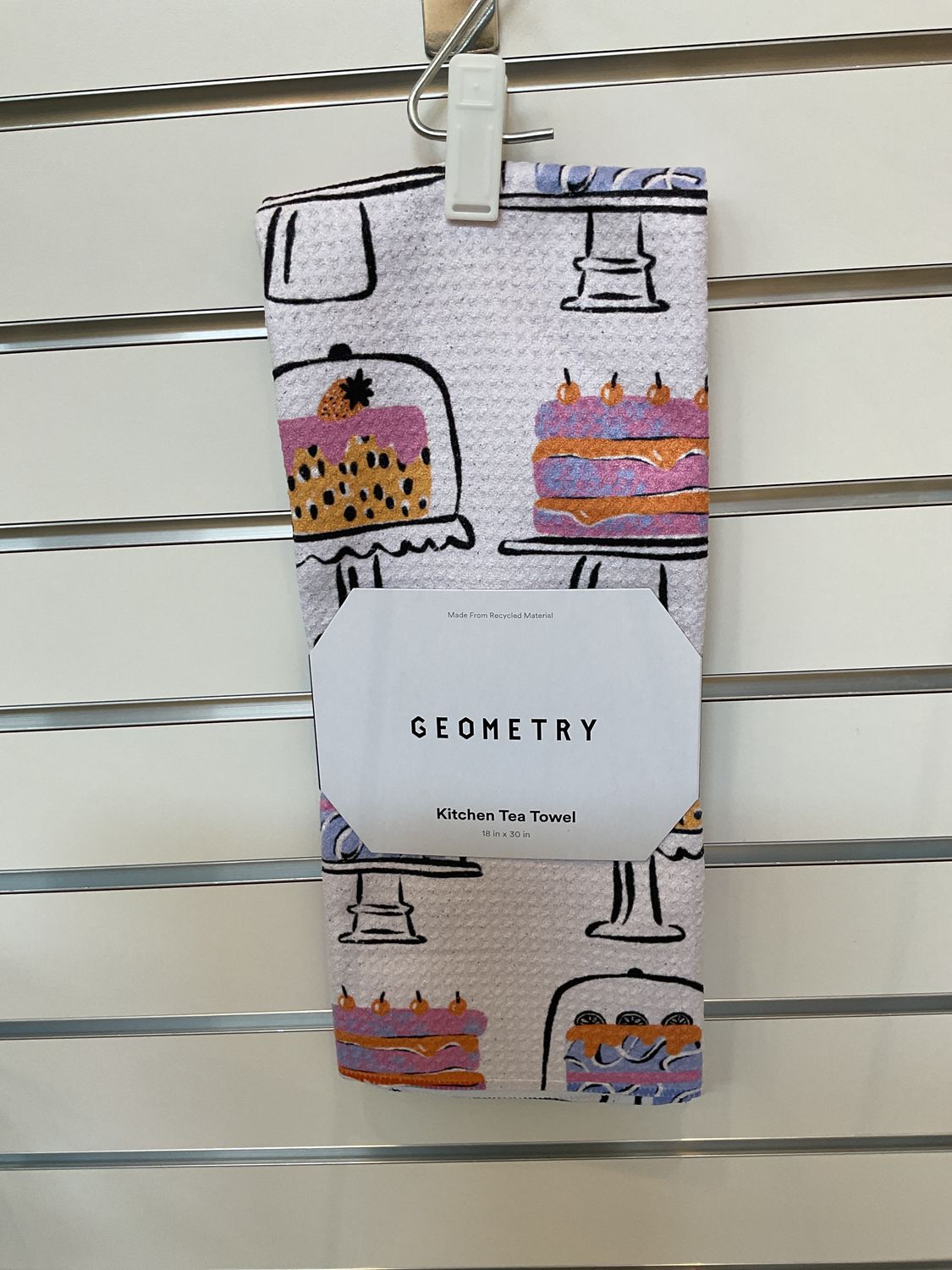 Geometry Cakes In The Window Tea Towel Geometry Cakes In The Window Tea Towel