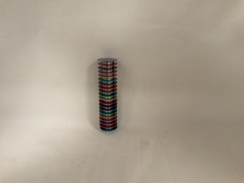 Mezuzah Case with Multicolor Discs