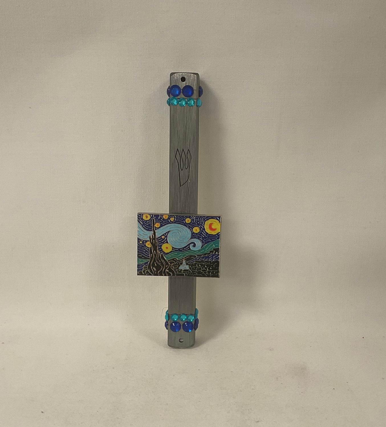 Van Gogh Aluminum Mezuzah Van Gogh Aluminum Mezuzah