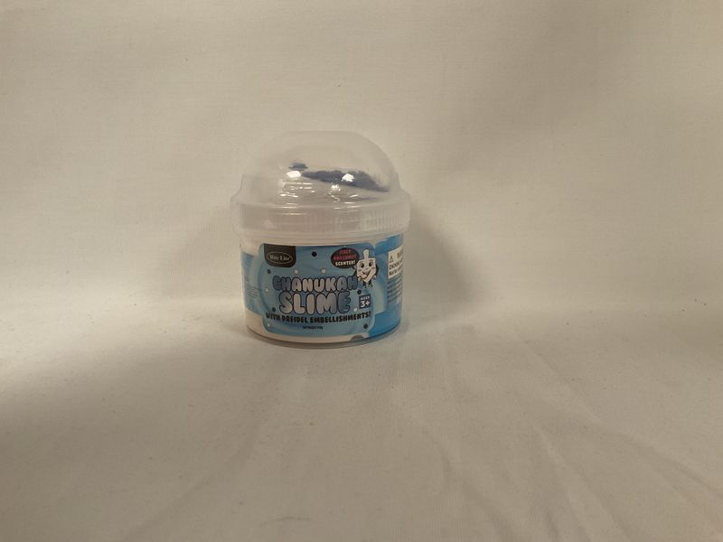 Chanukah Slime with scented Dreidel Embellishments
