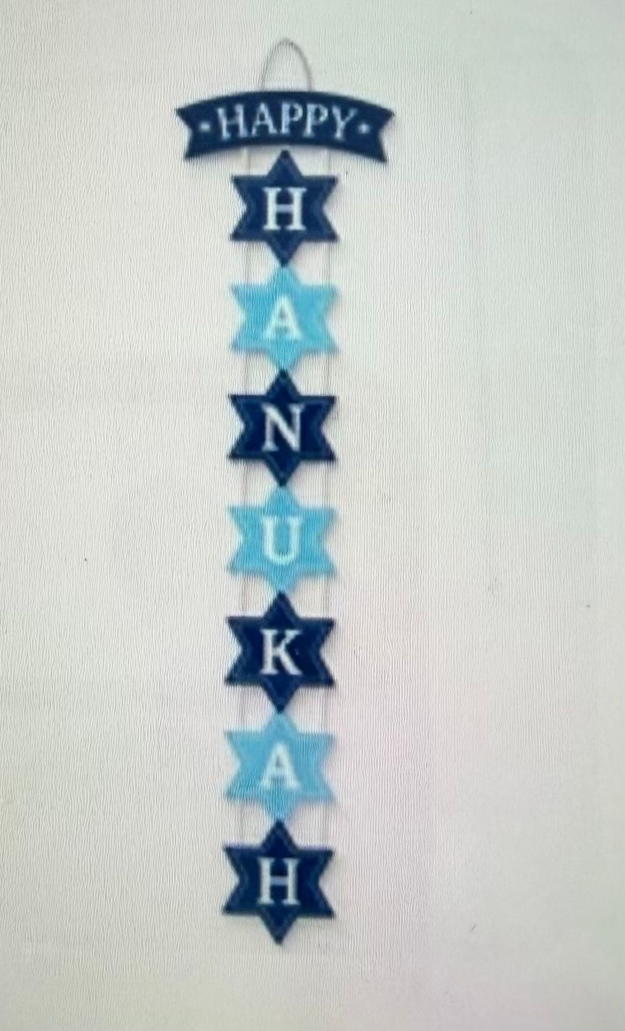 Happy Hanukkah Hanging Sign
