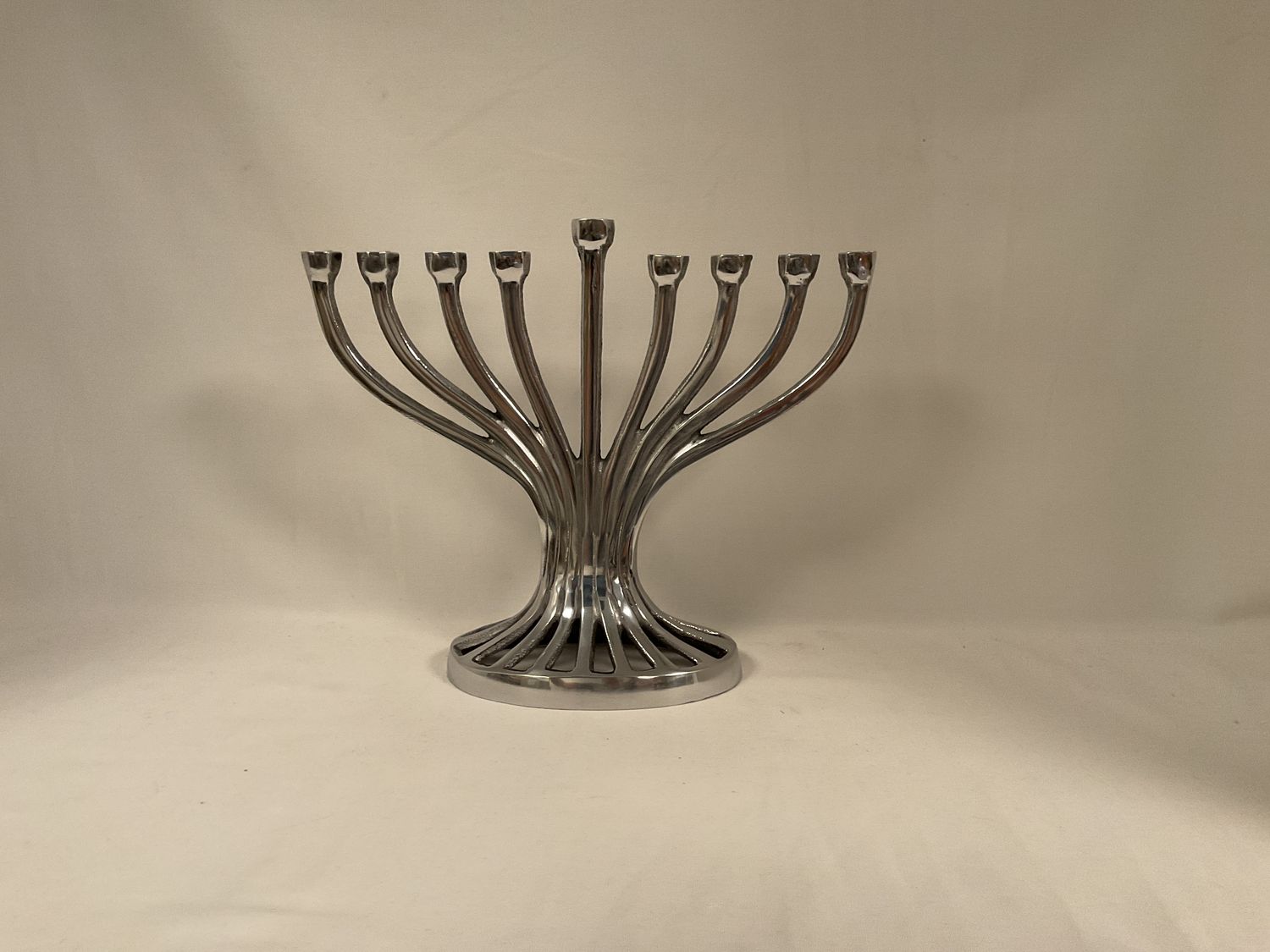 Artistic Fluted Menorah Artistic Fluted Menorah