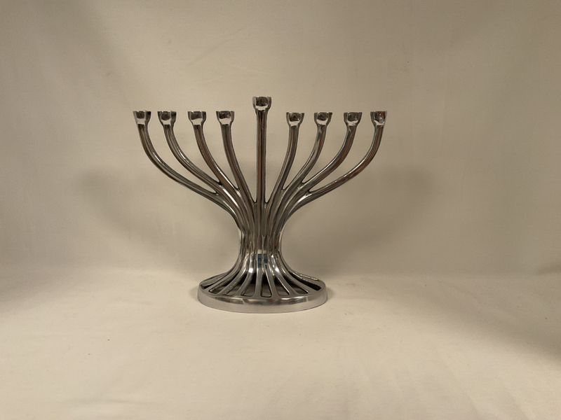 Artistic Fluted Menorah