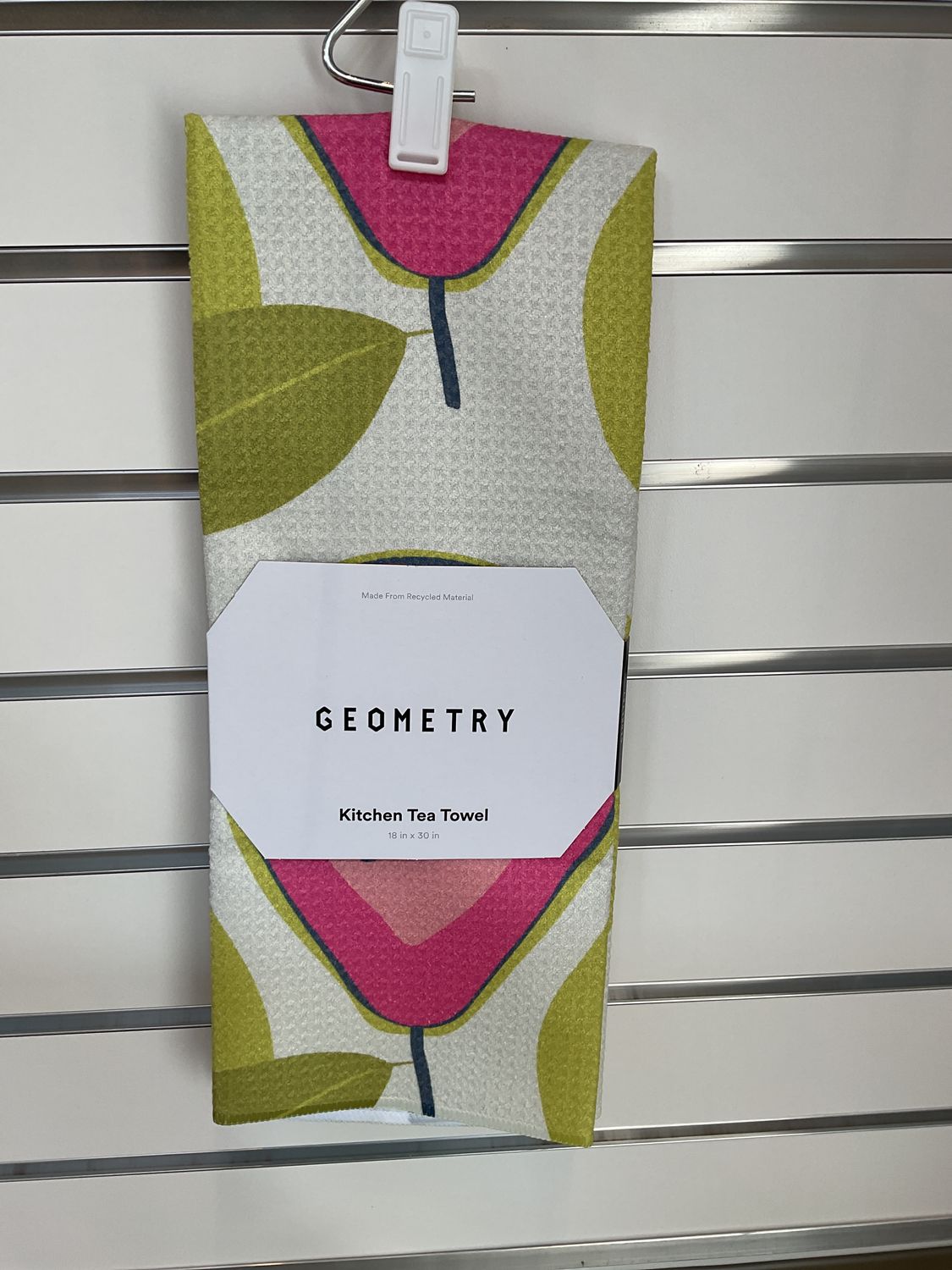 Geometry Guava Groove Tea Towel Geometry Guava Groove Tea Towel