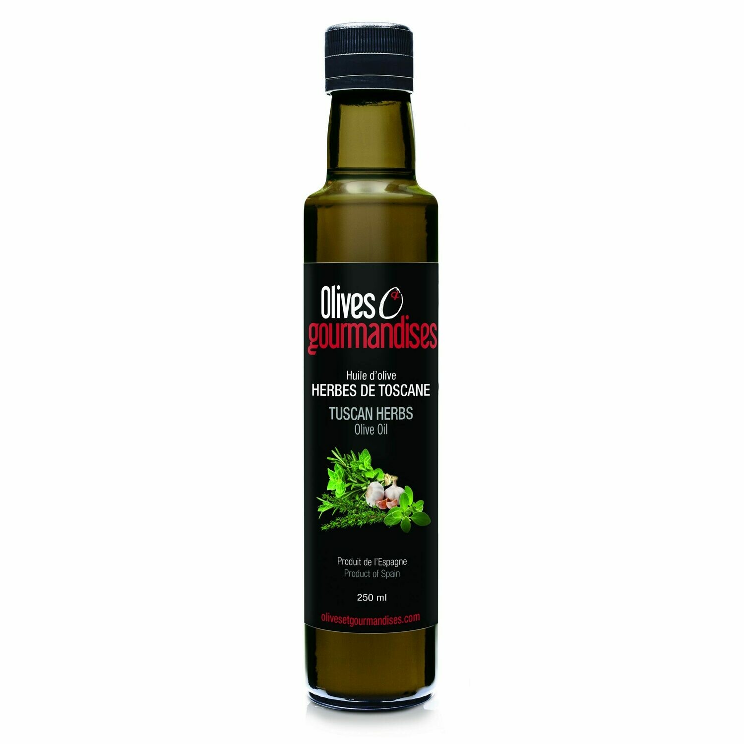 Huile d’olive 250ml - Herbes de Toscane